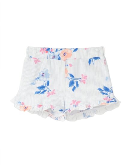 Joules Amara Jersey Shorts White Floral