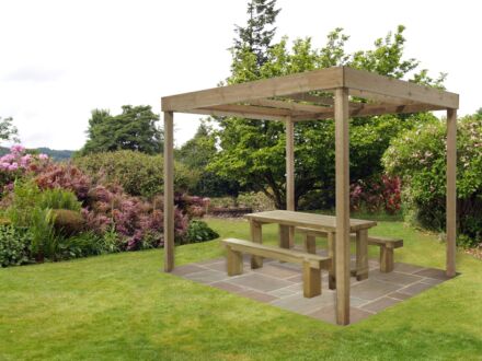 Forest Gardens Dining Pergola Without Panels