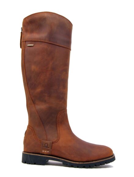 Chatham Women's Gatcombe Leather Boots Walnut
