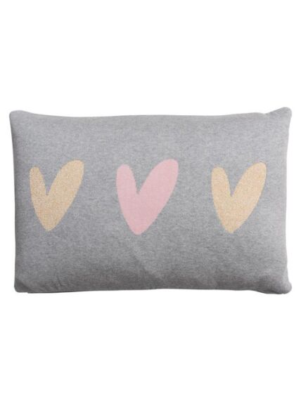 Sophie Allport Heart Knitted Cushion
