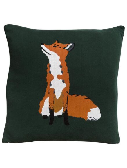 Sophie Allport Foxes Knitted Cushion