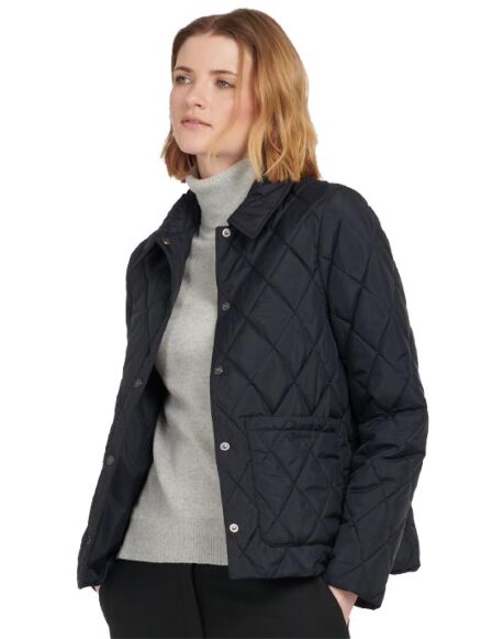 Barbour Women's Colliford Quilt Jacket Dark Navy