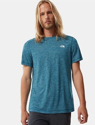 The North Face Men's Lightning T-Shirt Moroccan Blue/White Heather