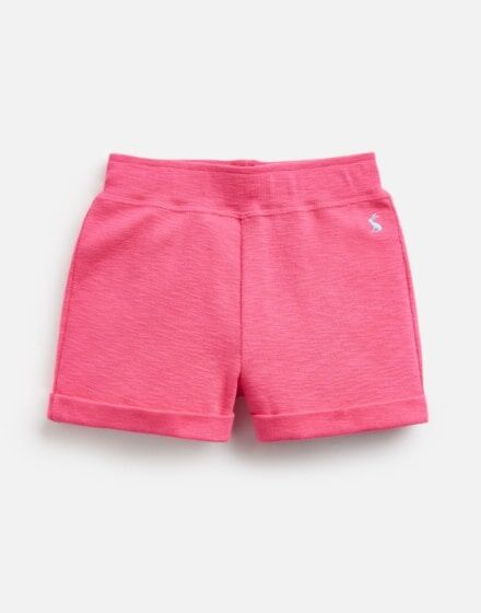 Joules Girls Kittiwake Jersey Shorts Bright Pink 