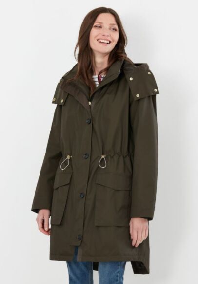 Joules Atherstone Waterproof Raincoat Equine Brown