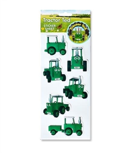Tractor Ted 3D Bubble Stickers