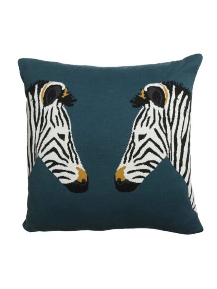 Sophie Allport Zebra Knitted Cushion