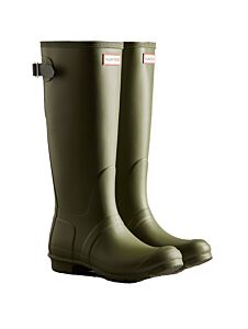 Hunter Women's Back Adjustable Boots Ismarken Olive/Arctic Moss