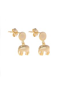 Sophie Allport Elephant Gold Stud Earrings