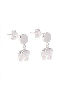 Sophie Allport Elephant Silver Stud Earrings