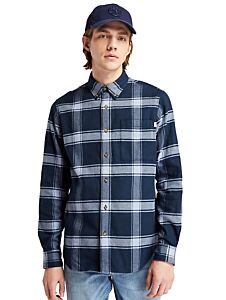 TIMBERLAND LONG SLEEVE HEAVY FLANNEL SHIRT TEMPEST
