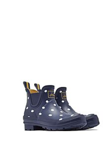 Joules Wellibob Short Height Wellies French Navy Spot
